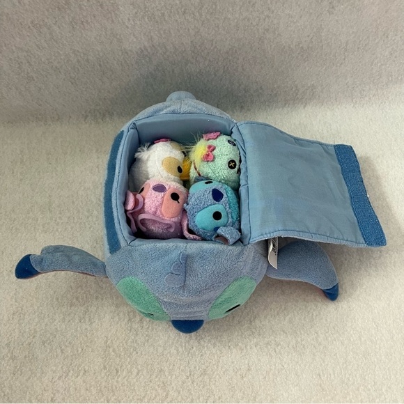 STITCH TSUM TSUM SET Disney Store Japan Angel Scrump Duckling - Picture 7 of 12